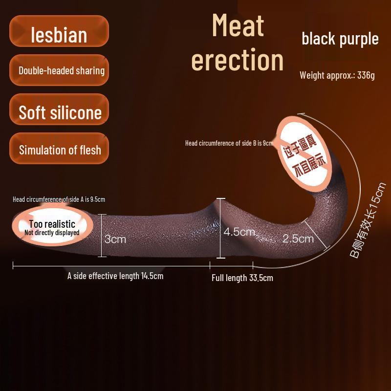 Double-Headed Alien Dragon Dildo: Realistic Adult Toy for Female Pleasure