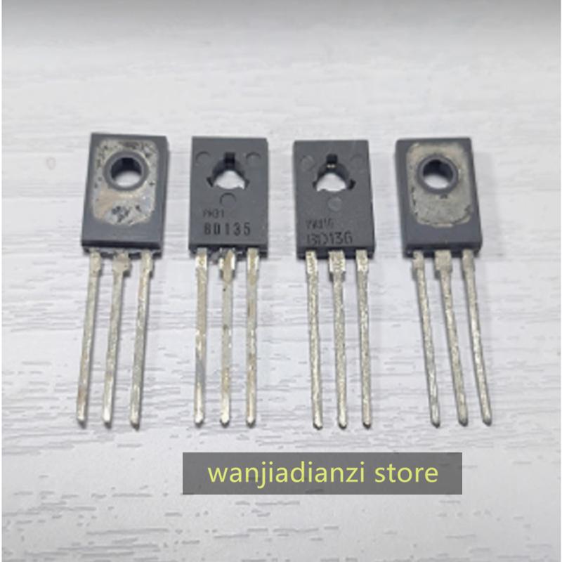 5pcs BD135 BD136 New Original Imported Genuine Goods TO-126 Whole Pair for Sale