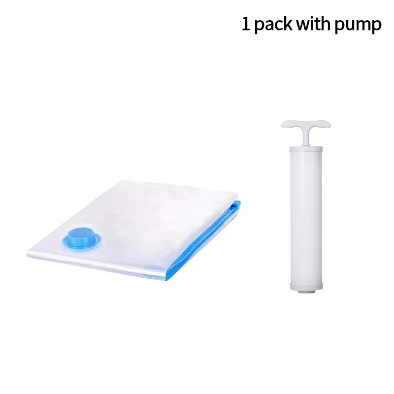 1/3/5pcs Vacuum Storage Bags Seal Bag with Valve Vacuum Space Saving Clothes Organizer Wardrobe Pillow Bedding Blanket Storage