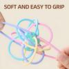 Manhattan Square Golfer Grips Teether Grinding Ball Educational Toy Ball