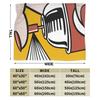 Roy Lichtenstein Pop Art Blanket Travel Flannel Throw Blanket For Bedroom Warm Design Quality Bedspread Birthday Present