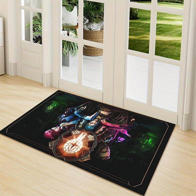 Fantasy Heroes Unite Carpet Rug Soft Washable Antislip Home Living Room Sofa Mats Personalized Christmas Rug