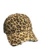 Fashionable Leopard Print Baseball Hat for Women Street Fashion Cool Personalized Retro Old American Wide Brimmed Sun Protection Baseball Hat