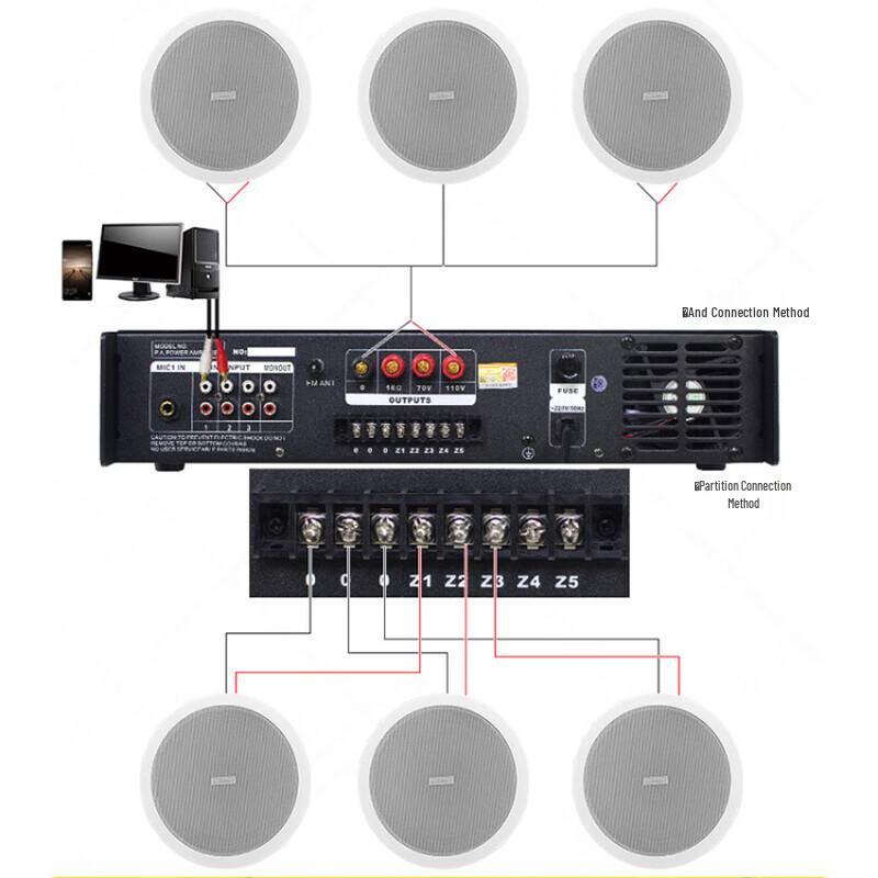 Lingsheng Outdoor Waterproof Network Broadcast Speaker Column