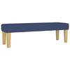 346658 vidaXL Banc Bleu 100x30x30 cm Tissu