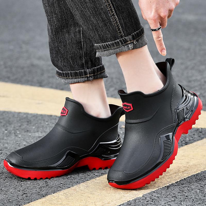 Pánské holínky Vodotěsné boty Rybaření Manžel Holínky Muž Zahrada Gumové boty Vnitřní Kuchyň Práce Holínky Mycí boty