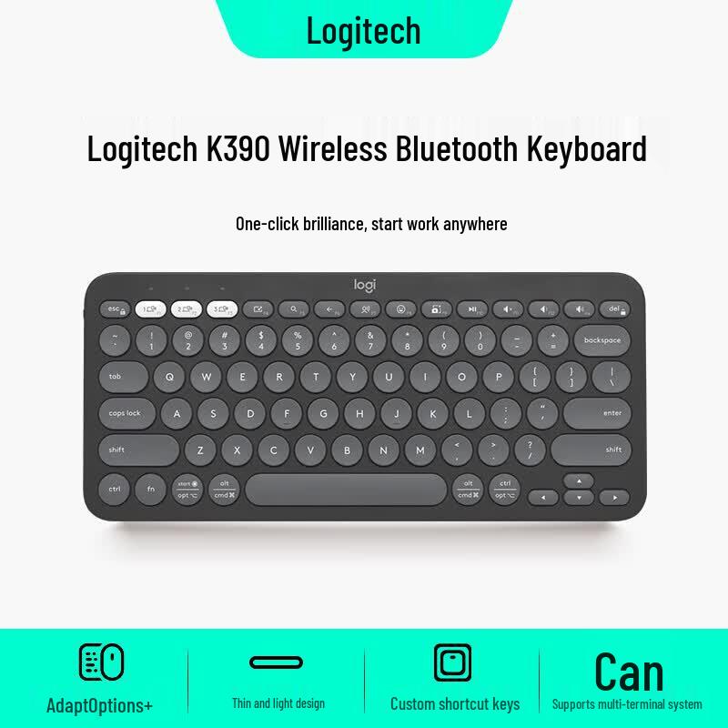 

Logitech G K390 Multi-Device Wireless Bluetooth Keyboard