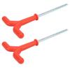 2pcs Ice Fishing Rod Holders Ice Drill Augers Winter Fishing Tent Pegs Nail Outdoor Fishing