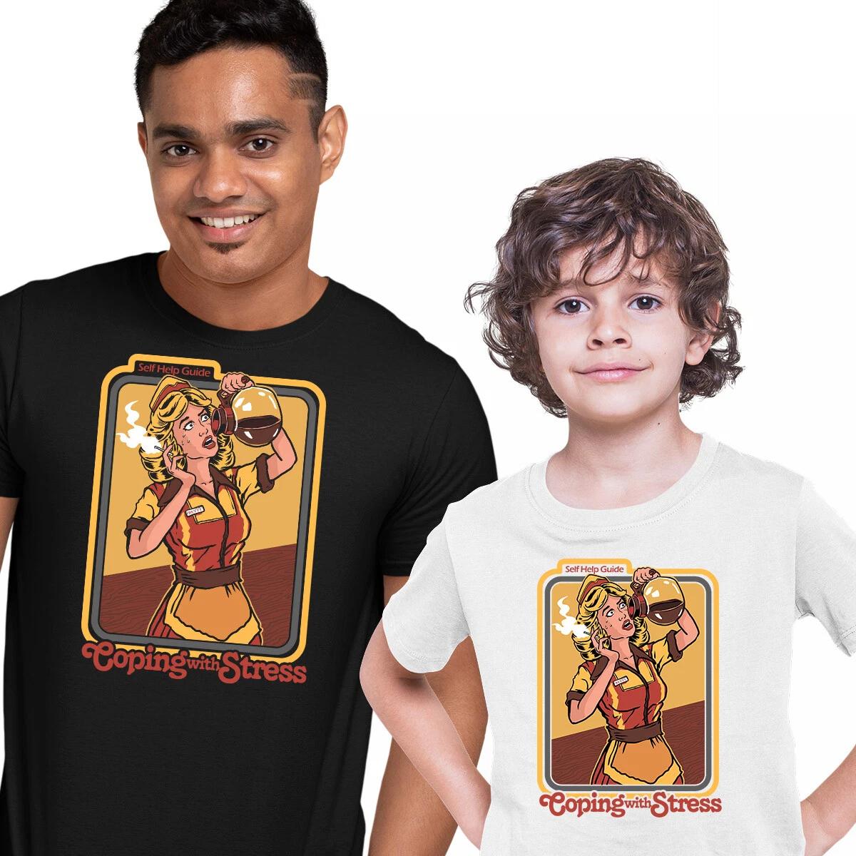 Botanical Leaf Floral T-Shirt Summer Colorful Art Print Plant Unisex Women Kids 3XL