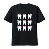 Bow Tooth T Shirt Dental Squad Cute Dentist Assistant Hygienist Crew Vintage Stretched Versatile Comfortable Slightly