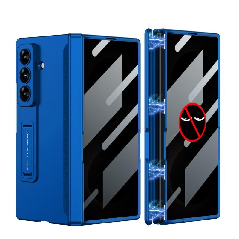 Magnetic Snap-On Case Galaxy Z Fold 8 Ultra With Privacy Screen Kickstand Full Coverage PC Shell