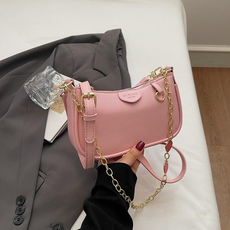 

High value personalized zipper women s leisure new simple atmosphere shoulder oblique span bag