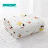 Ultra-Soft Baby Bath Towel - Pure Cotton Gauze, Absorbent, Six Layer for Newborns & Children