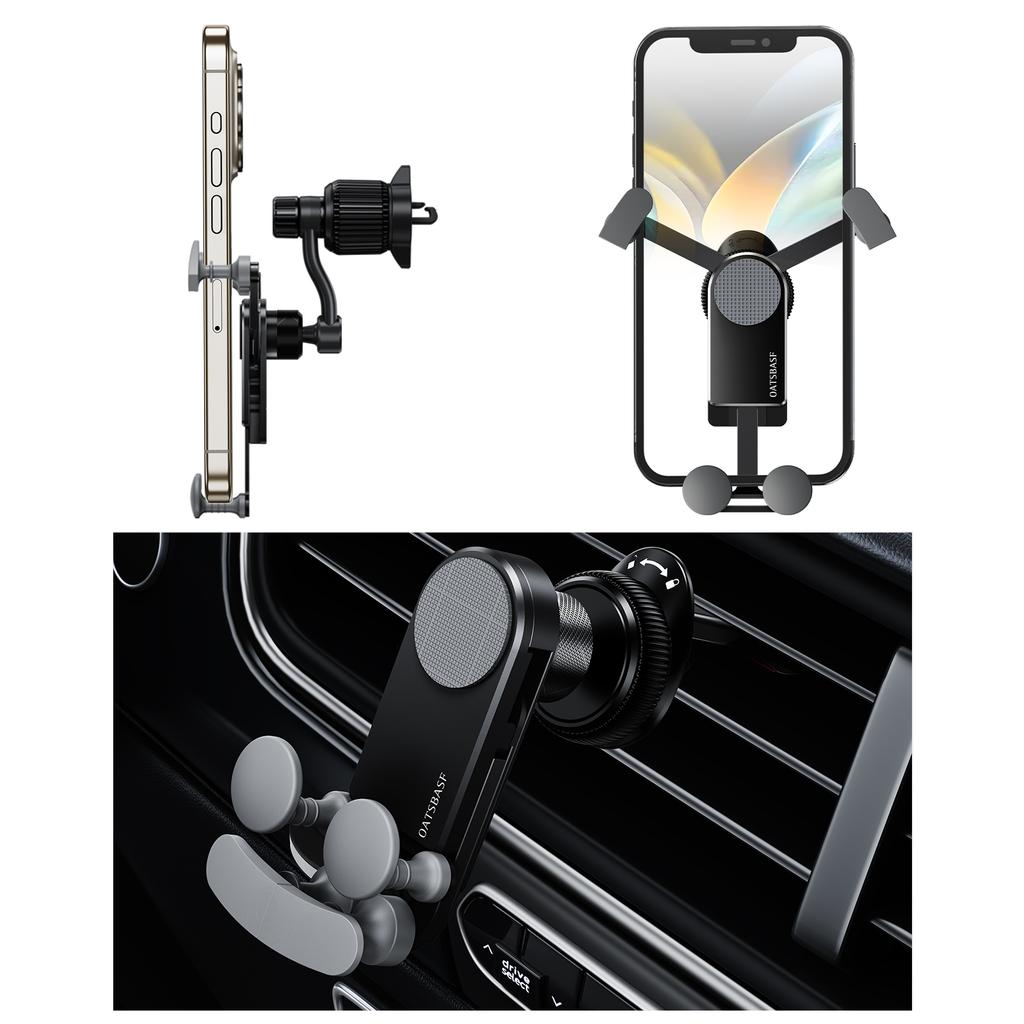 Hipacool Car Phone Holder Air Vent Phone Stand for Fold Screen Car Accessories Universal Car Bracket Adjustable Portable Mount