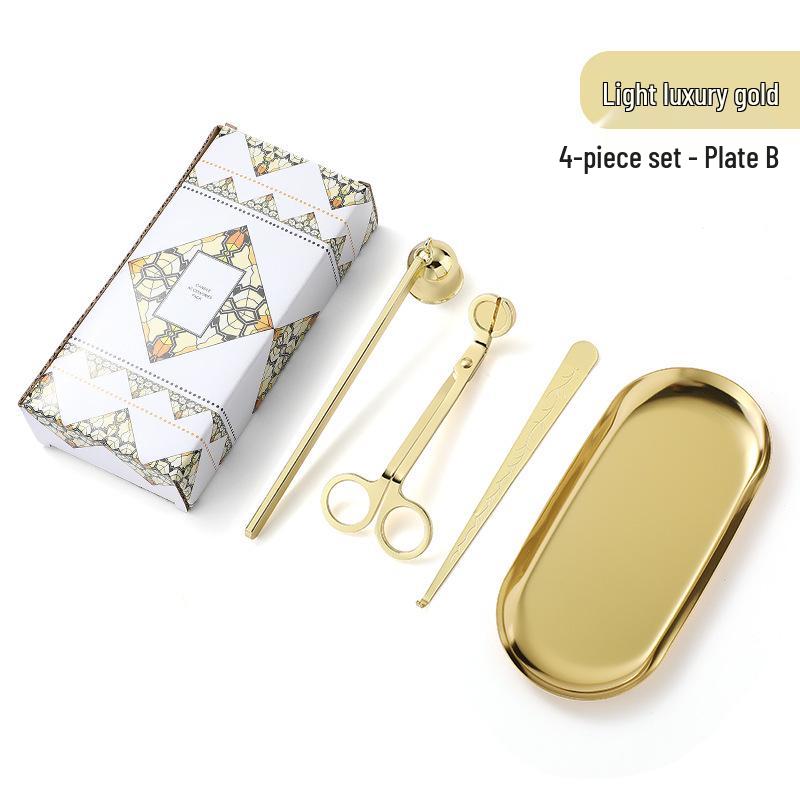 Aromatherapie-Kerzenwerkzeugset aus Edelstahl: Kleiner Löscher & Schere