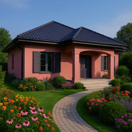 Tencuială siliconică de fațadă exterioară somon 1.5mm premium 15kg