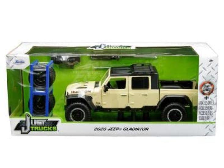 

Jada TOYS Jada Toys Just Trucks Масштабный Джип с багажником для шин 124 Gladiator 2020 [Товар]