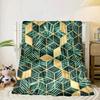 Green Shamrock Celebration Blanket Flannel Blanket Throw Blanket Sofa Cover Blanket Soft Premium Blanket Picnic Blanket Tv Blanket Gifts