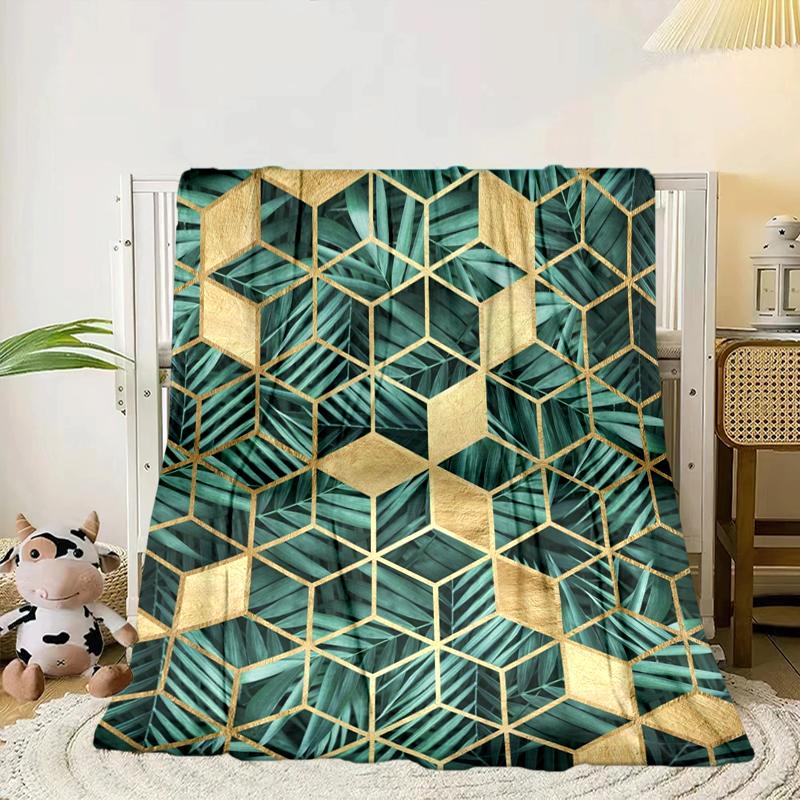 Green Shamrock Celebration Blanket Flannel Blanket Throw Blanket Sofa Cover Blanket Soft Premium Blanket Picnic Blanket Tv Blanket Gifts