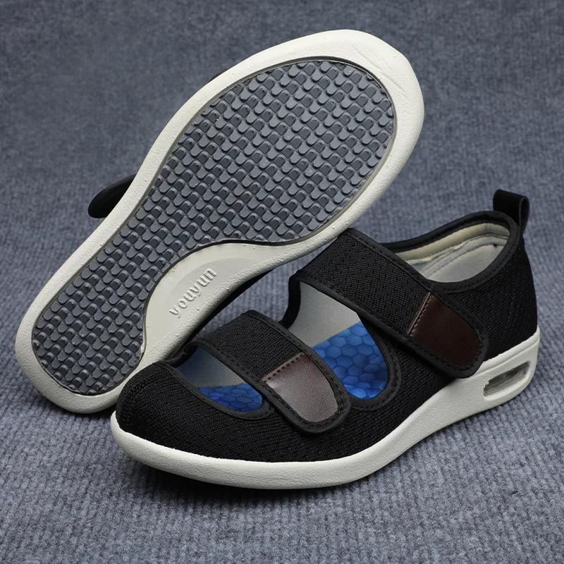 Casual Sandals Orthopedics Wide Feet Swollen Shoes Thumb Eversion Adjusting Soft Comfortable Diabetic Shoes Mom Dad Shoes