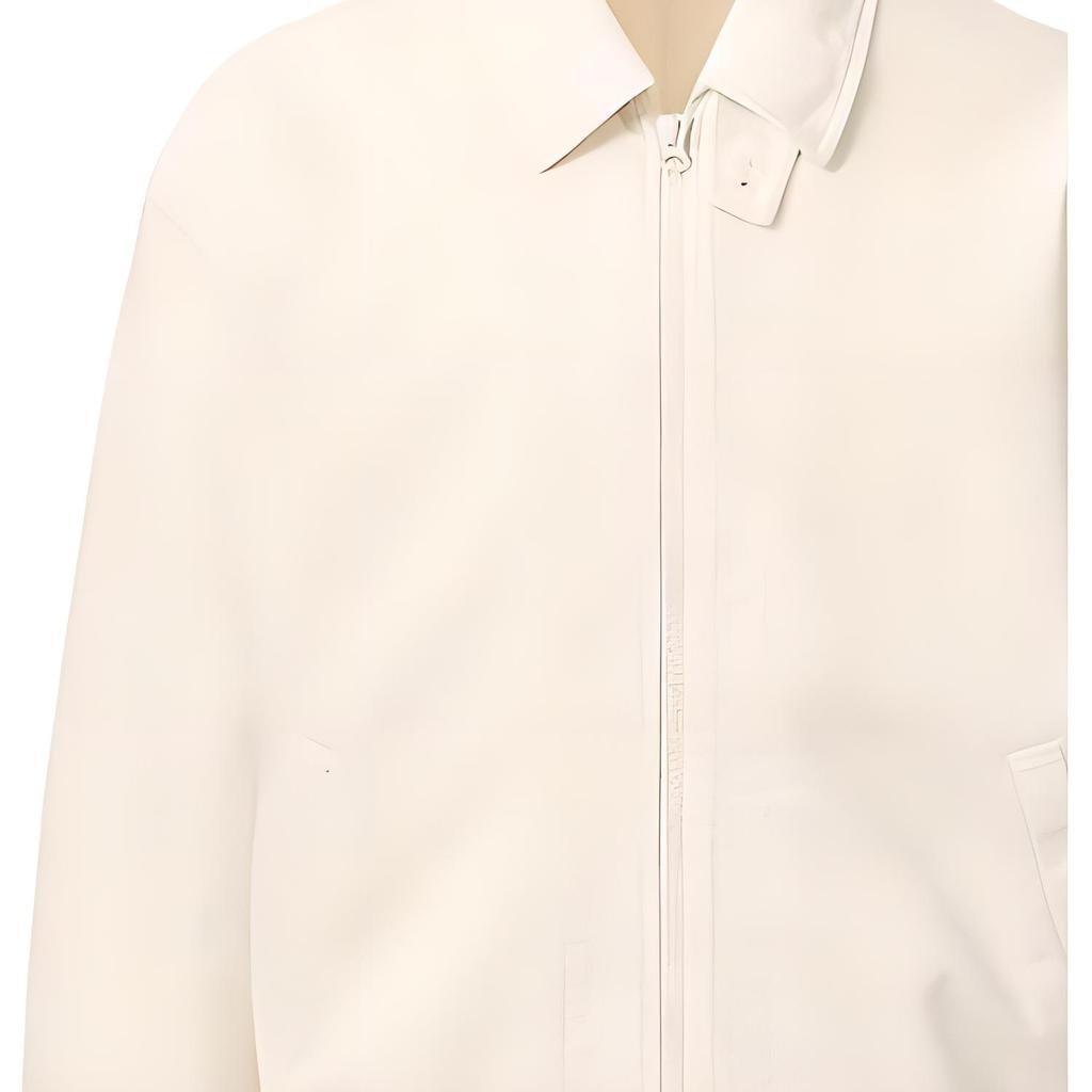 UNIQLO SS24 U Series Solid Color Zip-Up Loose Jacket Men jackets White 467023-01