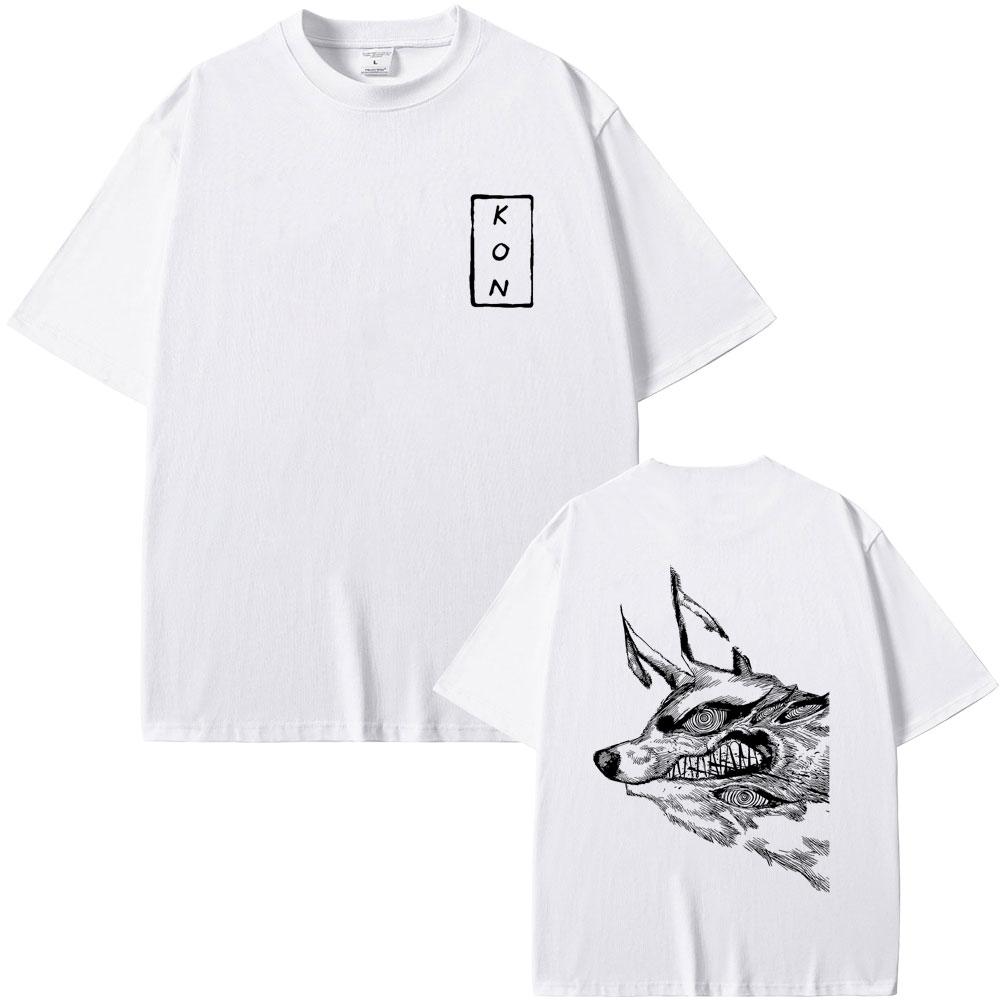 Hot Sale Anime Chainsaw Man Hayakawa Aki Summon Fox Devil Kon Graphic Tshirts Men Fashion Vintage T Shirts Manga Lovers Gift