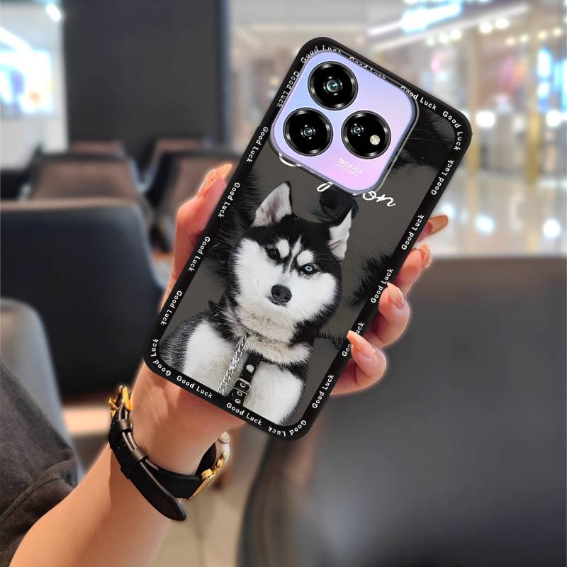 Phone Pouch Silicone Phone Case For ZTE Blade V60 Design/Axon 60 Lite Anti-dust Cartoon Dirt-resistant Anti-knock TPU