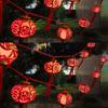Spring Festival LED Lantern String Lights – Five Blessings Courtyard Decoration