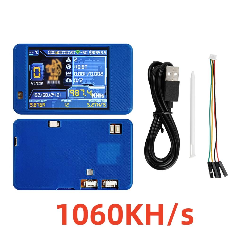 NMMiner NerdMiner CYD Hashrate 1060KH/s Lucky Miner ESP32-2432S028 2.8inch Cheap Yello Display Crypto Solo Lottery Bitcoin DROOM