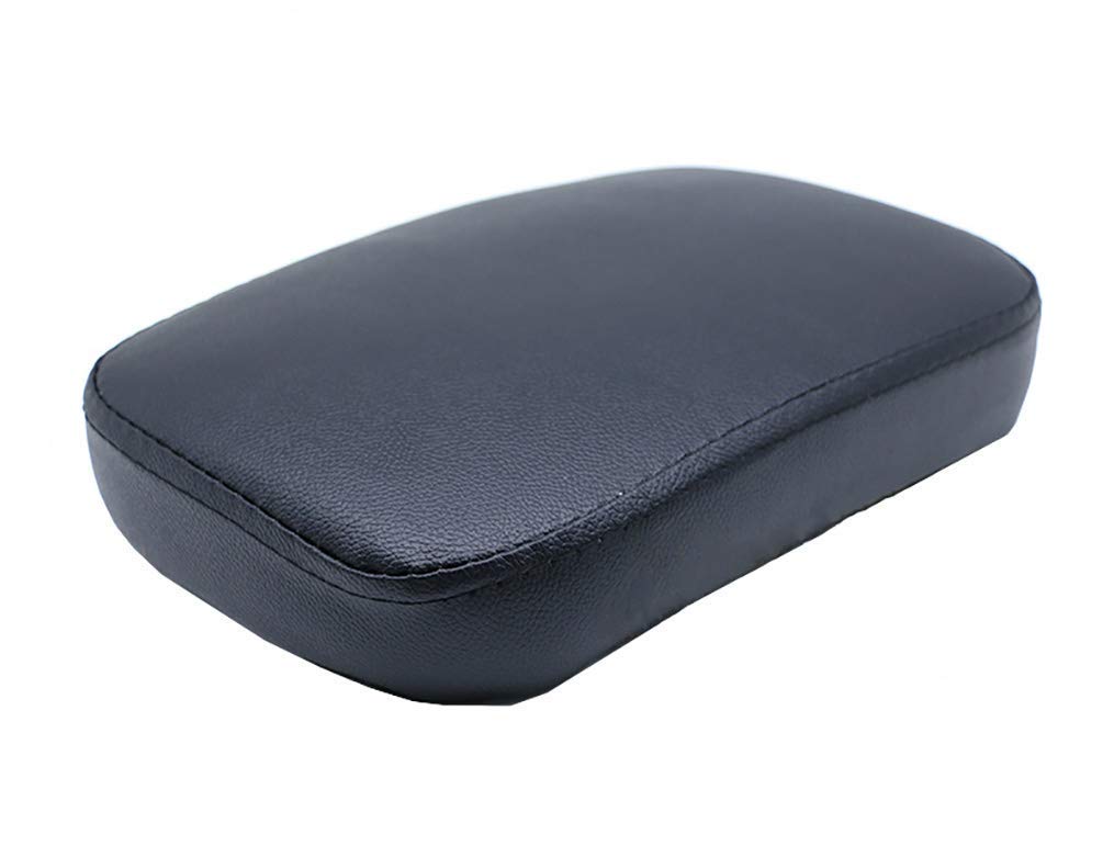 Karun Universal Pelion Seat Tandem Seat 8 Suction Cup Type B Type Black Leather American Motorcycle Rear Seat Pad