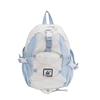 Schoolbag1011 New Outdoor Double Shoulder Crossbody Bag Travel Light Hiking Single Shoulder Backpack Women's Large Capacity School Bag Men's