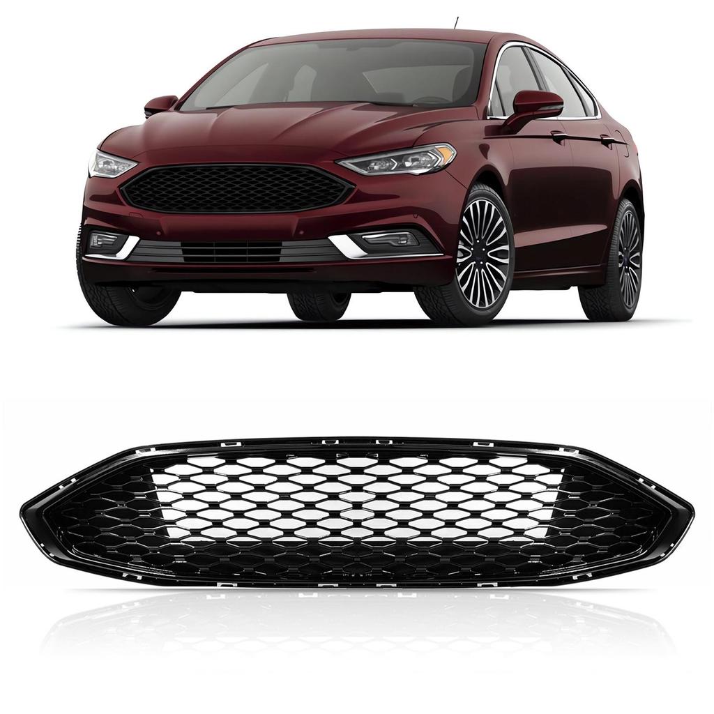 Ford Mondeo Fusion 2017-2018 Black Honeycomb Mustang Grille