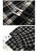 Women's High-Waisted Plaid Wide-Leg Pants - Spring Slimming Casual Drape Style