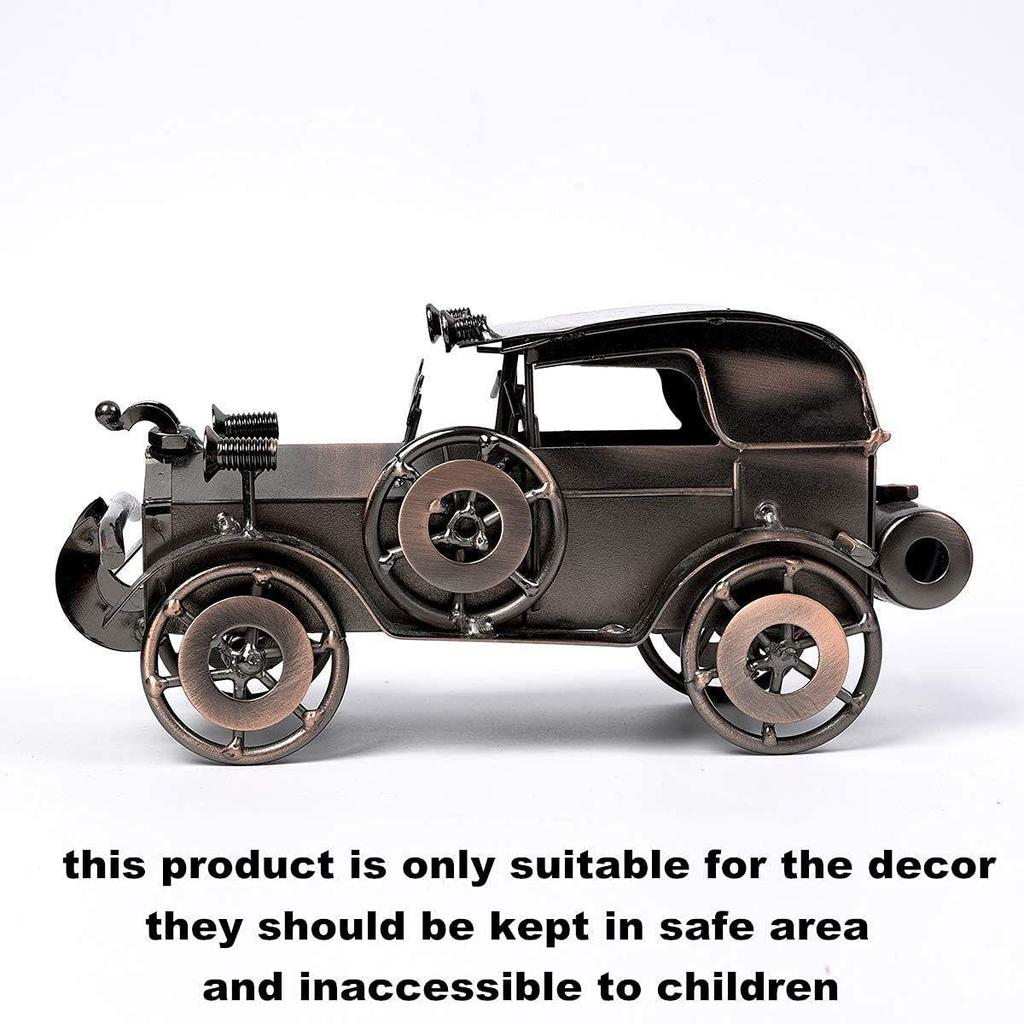 Antique Vintage Car Model Handcrafted Collections Collectible Vehicle Toys For Bar Or Home Decor