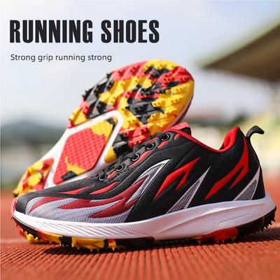 Unisex Outdoor Running Shoes Four Seasons New Breathable Spikes Men's Casual Sports Shoes Fashion Student Mesh Non-slip Sneakers