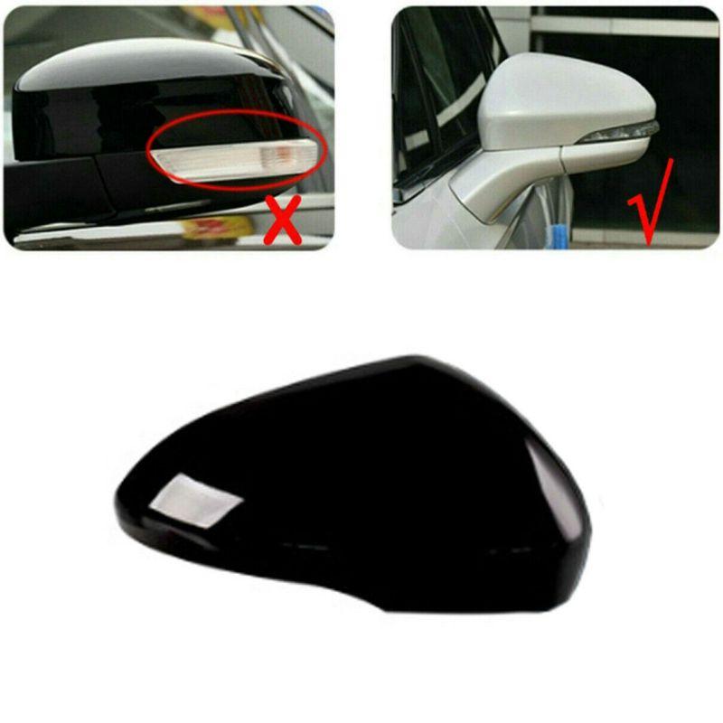For US Ford Fusion 2013 2014 2015 2016 2017 2018 2019 2020 2025 Car Side Rearview Mirror Cover Glossy Black Clip-on Exterior