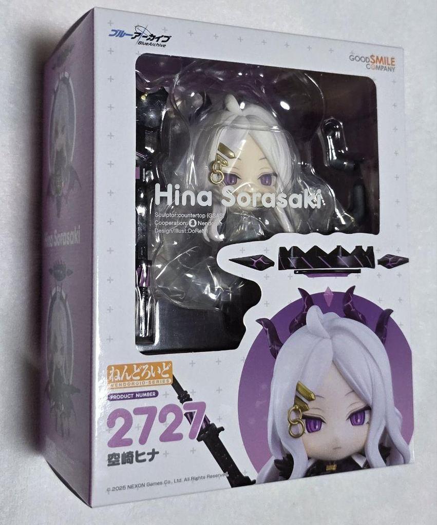 [USED] Nendoroid Blue Archive Kazusa Anzuyama, Neru Mikame, and Hina Sorazaki (mail-order exclusive bonus included)