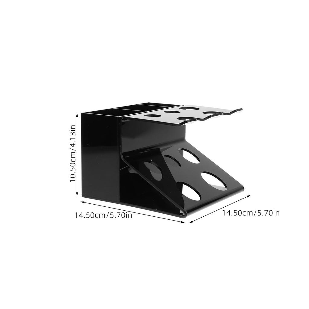 Acrylic Makeup Organizer Clear Razor Stand Compact Bathroom Storage Organizer Vanity Cosmetics Toothpaste Holder