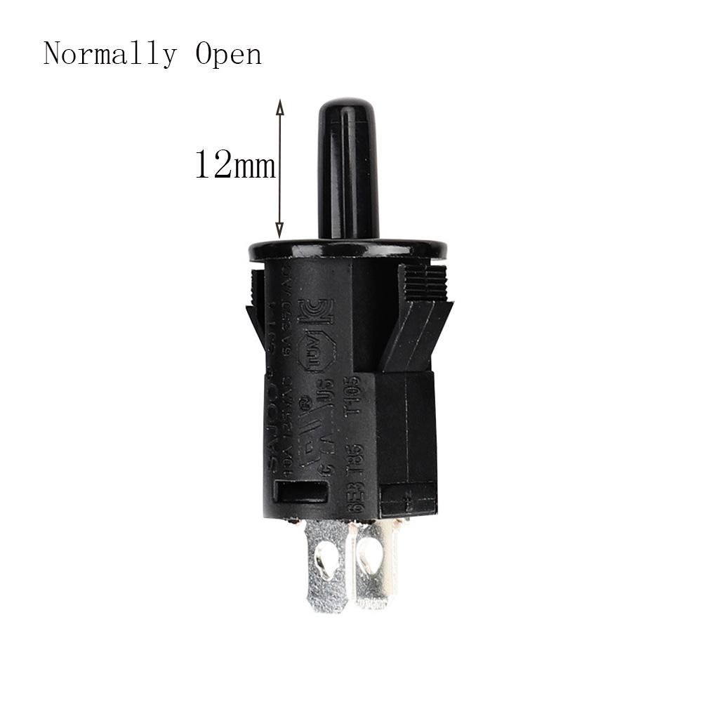 AC220V Door Switch Refrigerator Cabinet Light Disinfection Cabinet Wardrobe Press Button Switch NO/NC Anti-Dumping Gated Switch