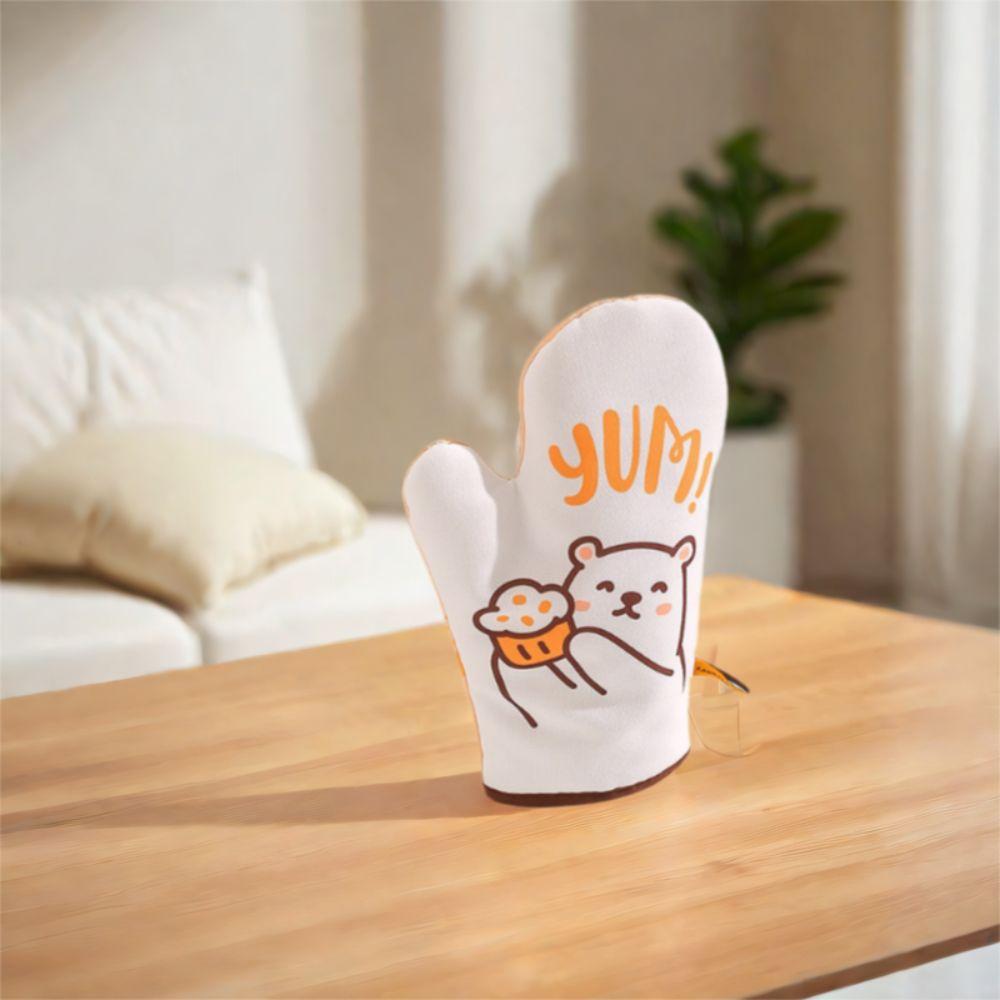 Thickened Insulated Gloves Cotton Microwave Oven Gloves Durable Heat-Resistant Gloves  Kitchen