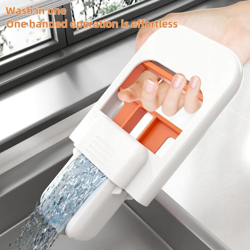 Portable Mini Cleaning Mop Small Desktop Cleaning Short Handle Mop Indoor Dual-use Small Cotton Mop Household Cleaning Products