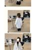 Girls' Faux Mink Fur Mid-Length Winter Coat