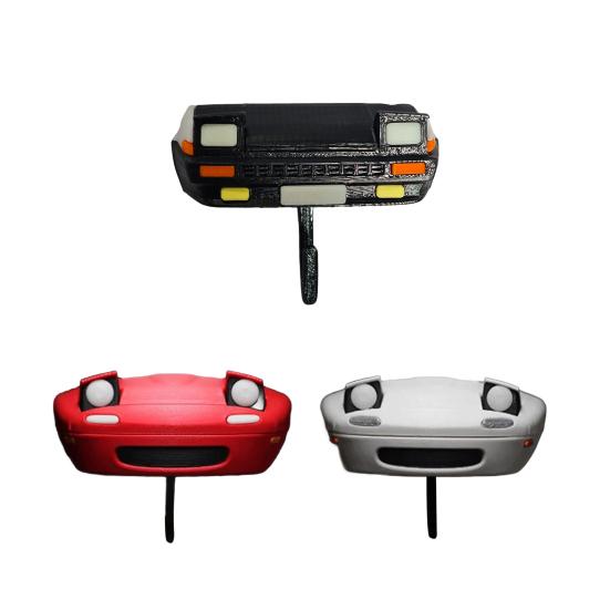 An der Wand montierter Schlüsselhalter in Autoscheinwerferform, Schlüssel-Rack, einfache Installation, Schlüsselanhänger-Organizer, Wohnkultur