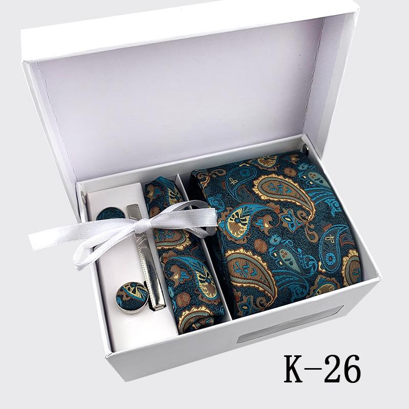Herren-Krawatten-Geschenkbox 6-teiliges Set Gruppenkrawatte Business-Krawatte