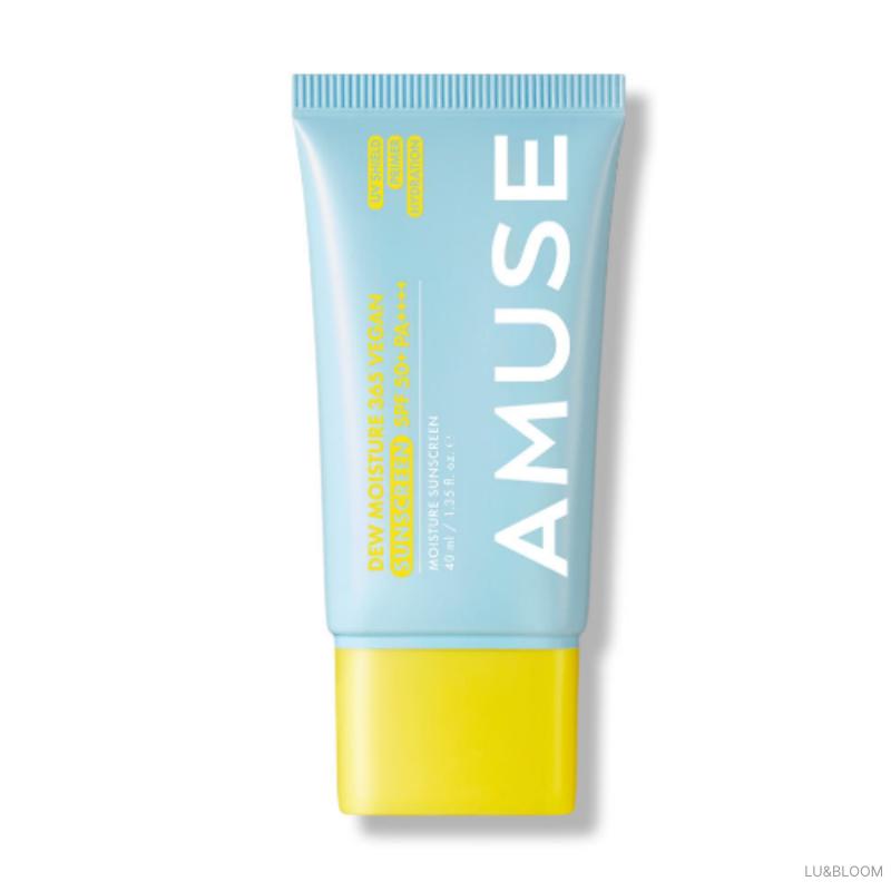Amuse Dew Moisture 365 Vegan Sunscreen 40ml SPF50+ PA++++ (+Free gift)