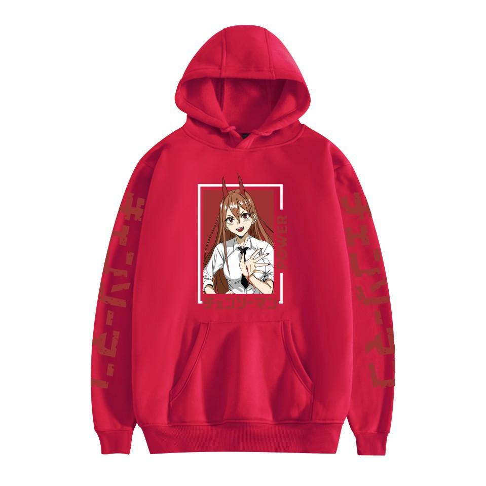 Unisex Chainsaw Man Hoodie Sweatshirt Anime Printed Streetwear Hoodies for Couples Men Women