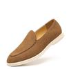 Fashion Men's Suede Leather Loafers Slip-On Driving Shoes Wide Width Comfortable Non-Slip Casual Moccasins Abrasion Resistant Fashion