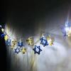 1.65 Meters Hanukkah Star Of David String String 10 Led Lights Hanukkah Festival Decor String Lights Decoration  New Gift