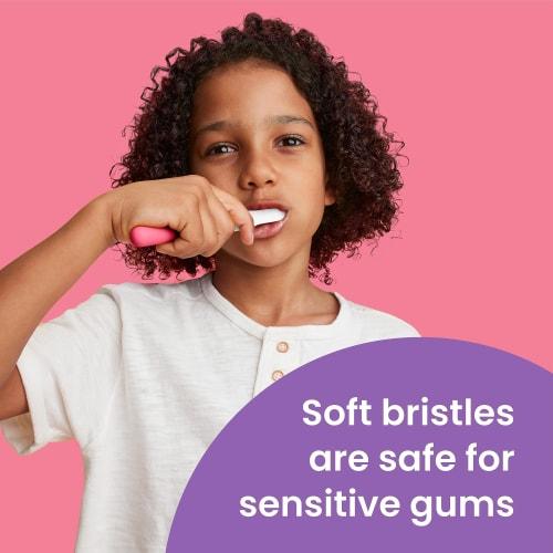 Quip Sonic Toothbrush Replacement Heads for Kids - 3-Pack - Tested Quip Small Brush Head Refills for Electric Toothbrushes - Soft Bristles, Compact an