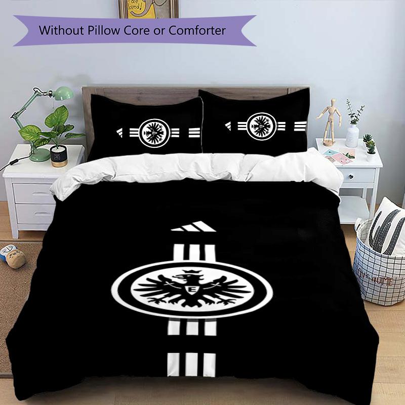 Eintracht 3pcs Bedding Set Duvet Cover Closure Includes 1 Duvet Cover & 2 Pillowcases for All Seasons Bedroom Home Dorm Decor